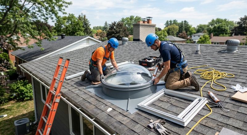 Dome Skylight Installation in Marin County, CA
