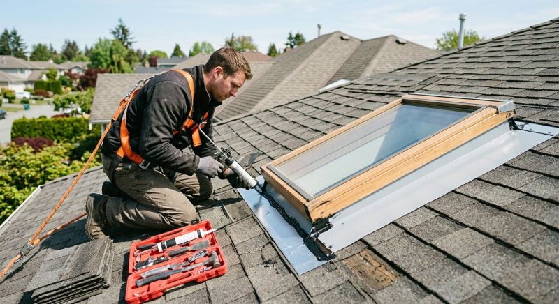 Skylight Leak Repair in Bellevue, WA